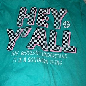 Simply southern Hey yall T-shirt size small BNWT